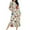 Multicolor, variant on Aboser Zip Front House Robes for Women Spring Floral Print Bathrobe Long Sleeve Cotton Blend Housecoat Lightweight Casual Long Loungewear Nightgown Dress with Pockets