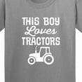 thumbnail image 4 of Inktastic Farming This Boy Loves Tractors Youth T-Shirt, 4 of 5