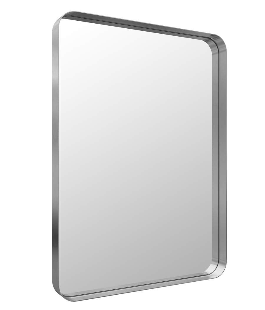 ANDY STAR Wall Mirror for Bathroom, 22"x30"x2" Matte Black Bathroom