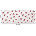 thumbnail image 7 of Red Strawberry Plants Fruit Dot White Pattern Kitchen Rug Mat,Kitchen Runner Rugs Non Skid Washable,Decorative Kitchen Floor Mats for Kitchen,Sink,Laundry,17"x47.2", 7 of 7