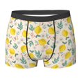 thumbnail image 6 of Men's Boxer Briefs, Flowers and Butterflies A Soft Comfy Mens Underwear Boxer Briefs Breathable With Widen Waist, 6 of 7