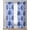 Blue, variant on Date Palm Trees Sheer Curtains 39 Inch Length 2 Panels Set for Living Room/Bedroom, Retro Summer Tropical Trees Plants Beige Kitchen Curtains Grommet Semi-Sheer Curtains Window Treatments 27.5"x39"x2
