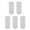 White, variant on sunsanly 5Pcs Bottle Cover Reusable Stretchable Silicone Bottle Protector Leak-proof Bottle Holder for Travel Essentials