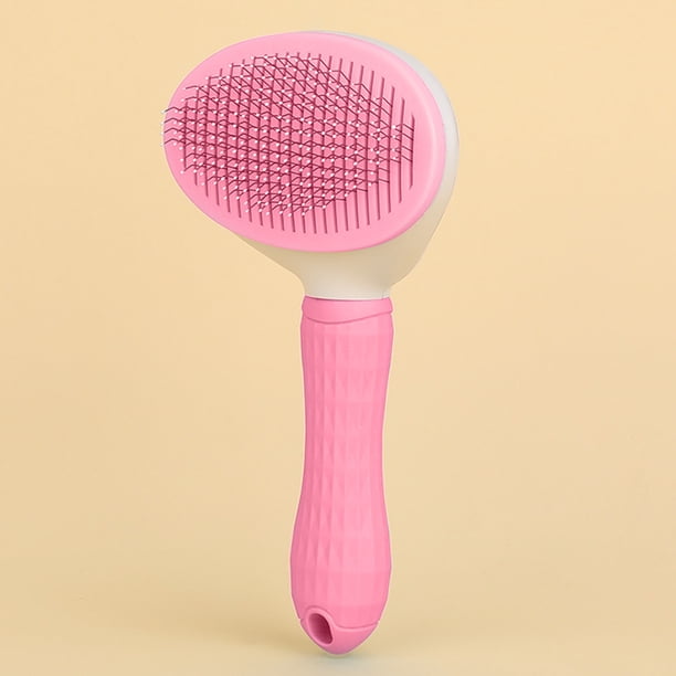 Cepillo De Masaje Para Gatos Y Perros Cepillo de masaje para perros y gatos domésticos, limpiador de cabello autolimpiante para muda y aseo