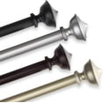 thumbnail image 4 of Myla 1" dia. Curtain Rod 66-120 inches - Mahogany, 4 of 4