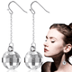 thumbnail image 2 of 1 par de aretes de bola de discoteca, 2 of 7