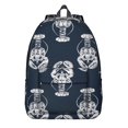thumbnail image 1 of Crustacean Seafood Marine Ocean Travel Backpack – Lightweight Student Backpack with Nautical Beach Design, Comfortable Carrying, and Anti-theft Features for Daily Use and Short Trips, 1 of 5