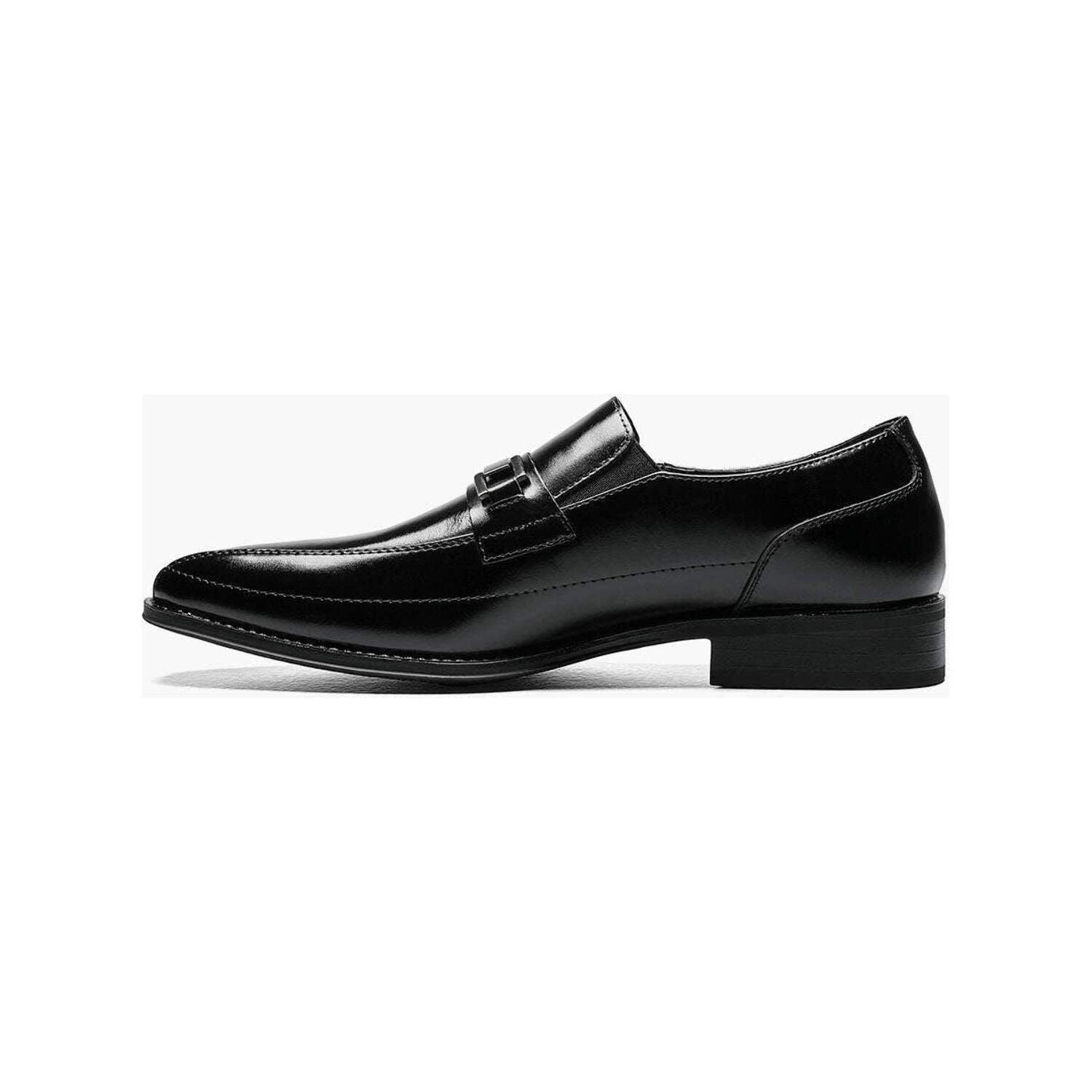 Stacy Adams Mens Cade Bike Toe Slip On Black Dress Shoes 7 Amazon.com | Stacy Adams Men main image 2