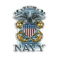 thumbnail image 1 of Erazor Bits United States Navy The Sea Is Ours Reflective Vinyl Decal, 6", 1 of 1