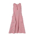 thumbnail image 6 of Snorda Women's Striped Dress Summer Round Neck Sleeveless Striped Solid Color Casual Dress Flowy Sundress Ideal for Daily Wear Beach Vacation & Party, 6 of 7
