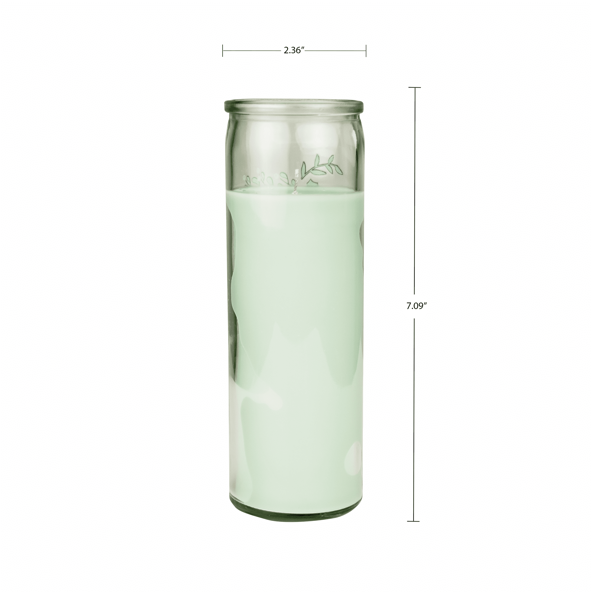 Mainstays Happy Holly Days Scented Candle, Holiday Pillar Candle, 9 oz