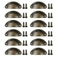 thumbnail image 2 of 3x Paquete de 12 Es para Cajones , Negros, para Gabinetes, Tazas, para Cocina, Manijas para Gabinetes, Manijas para Cajones, 3 piezas, 2 of 8