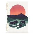 thumbnail image 7 of FORMRS 1-Subject Spiral Notebook 8" x 5" College Ruled 60 Refillable Sheet A5 Hard Cover, Abstract Elephant, 7 of 7