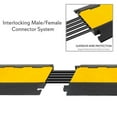 thumbnail image 4 of Pyle PCBLCO28 Multi-Channel Cable Protective Cover Ramp with Cord & Wire Concealment Protection Track, 4 of 8