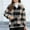 Khaki, variant on Amidoa Winter Women's Coats Fleece Yellow Fuzzy Coats Collared Plaid Button down Cardigan Shackets for Women 2025 L