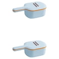 thumbnail image 2 of kurtrusly Multifunctional Potato Carrot Cucumber Slicer Simplify Kitchen Tasks PP Potato Slicer With Strainer light blue 2Set, 2 of 6