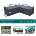 thumbnail image 2 of STARTWO Waterproof V-Shaped Sectional Sofa Cover - Heavy Duty Outdoor Furniture Cover with Air Vent, 2 of 7