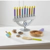 KidKraft Wooden Chanukah/Hanukkah Menorah, Dreidel, Latke and Gelt Toy Set with 22 Pieces