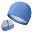 thumbnail image 4 of Gorro De Natación, Impermeable, Alta Elasticidad, Impermeable, Gorro De Baño Universal De PU, Equipo De Natación Para Adultos, 4 of 8