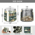 thumbnail image 2 of Yayeee Ashtray with Lid for Cigarette Smokeless Stainless Steel Home Ash Holder, White Shelf, 2 of 7