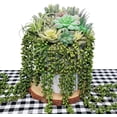 thumbnail image 2 of Nature Comfort String Of Pearls Plant Artificial, Easy Install Use High-grade Plastic Lifelike Artificial Hanging Succulents, Indoor Greenery For Home Or Shop, Maintenance Free (4 Pcs), 2 of 7