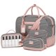 thumbnail image 1 of Bolsa de fin de semana Wogarl, 4 unidades, para mujer, grande, de lona impermeable, 1 of 8