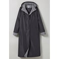 thumbnail image 5 of Jessica London Women's Plus Size Water Resistant Contrast Raincoat w/ Detachable Hood, 5 of 6