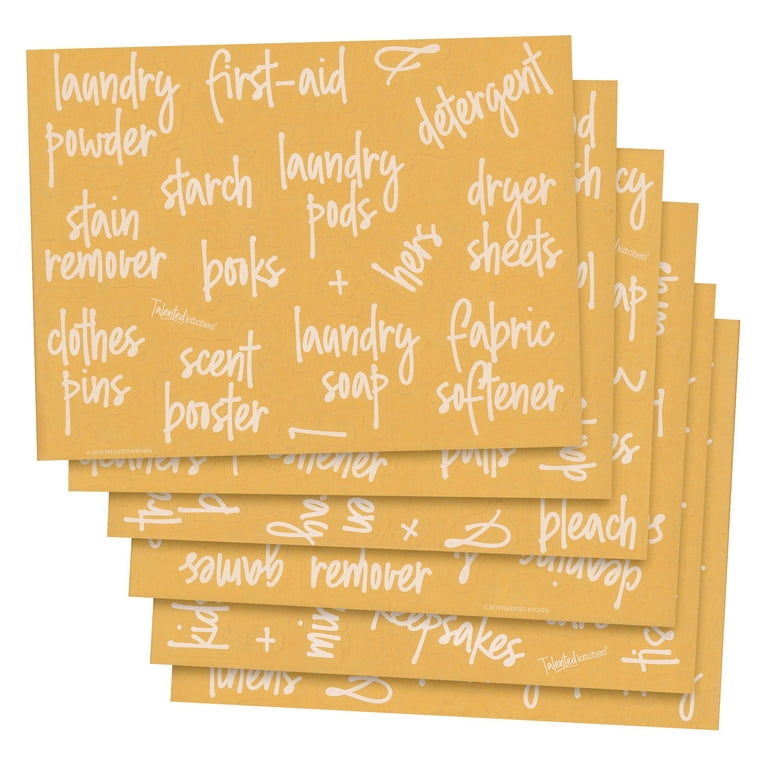 Paper Laundry Labels for Jars (10pcs) - Life Changing Products