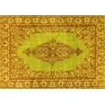 thumbnail image 1 of Ahgly Company Machine Washable Indoor Rectangle Persian Yellow Traditional Area Rugs, 2' x 5', 1 of 4