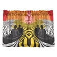 thumbnail image 7 of Yayeee Kitchen Curtains Tier Pair Light Filtering 27"x24" Rod Pocket Short Cafe Window Panel, Abstract Boat, 7 of 7