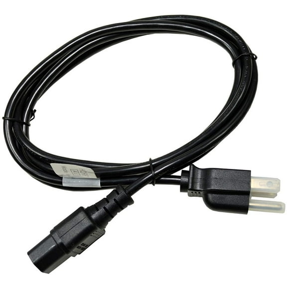 HQRP 10ft Heavy-Duty AC Cord, 10A, 18AWG IEC-C15 to NEMA 5-15P Mains Cable Power IEC-320-C15