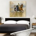 thumbnail image 2 of ARTCANVAS Young Woman Descending a Fiacre Canvas Art Print by Jean Beraud - Size: 36" x 36" (0.75" Deep), 2 of 9