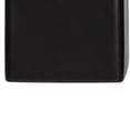 thumbnail image 4 of Benjara BM219172 Dual Tone Square Ceramic Canister with Wooden Lid, Black & Brown - Set of 2, 4 of 6