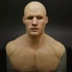 thumbnail image 2 of Mans Latex Face Cover Mask Male Disguise Cosplay Carnival Halloween Realistic Party Prop, 2 of 2