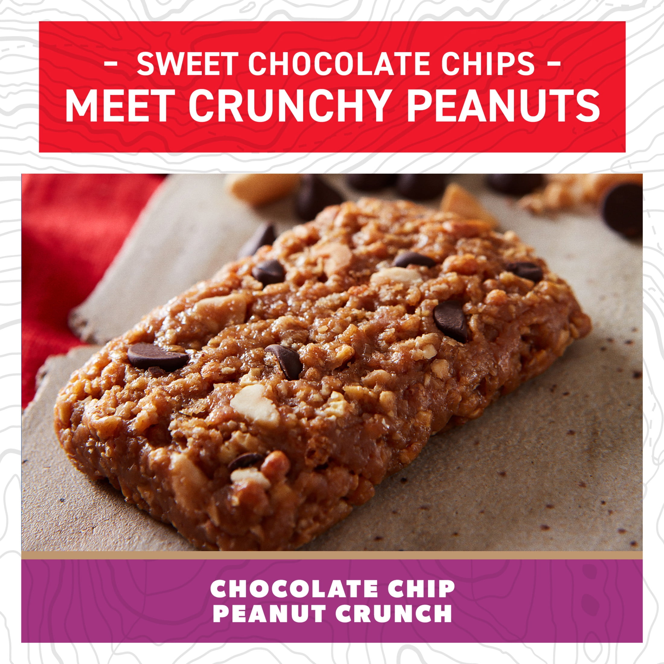 CLIF BAR Energy Protein Bars, Chocolate Chip Peanut Crunch, 5ct