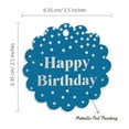 thumbnail image 6 of Inkdotpot Real Silver Foil Happy Birthday Tags Favor Hang Paper Tags 100 Pieces, 6 of 7