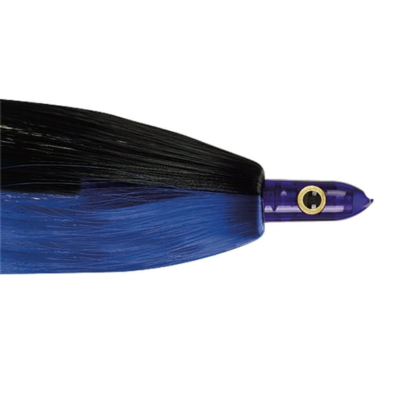 Ilander Dredge Head Flasher 8-1,4" Lures Blue Head,Black-Blue
