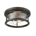 thumbnail image 6 of 4442-PBK-Millennium Lighting-Bresley - 2 Light Outdoor Flush Mount-5.25 Inches Tall and 12 Inches Wide-Powder Coated Black Finish, 6 of 7