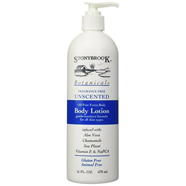 Stony Brook Lotion pour le Corps Sans Parfum, 16 Onces Liquides