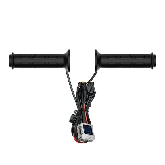 ATVs Heated Handlebar Grips Waterproof Universal Electric Heated Warm Hand Grips Handle Bar with 3 Temperature Levels