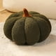 thumbnail image 1 of Almohadas decorativas en forma de calabazas, lindo juguete de peluche de 20 cm de terciopelo verde oscuro, 1 of 8