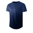 thumbnail image 3 of T Shirts for Men S-4X Big & Tall Short Sleeve Pullover Tshirts Shirt Plus Size Casual Crewneck Gradient Printed Basic Slim Workout Tees Tops, 3 of 3