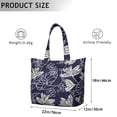 thumbnail image 5 of Flower Women's Large Weekend Travel Bag Moving Canvas Handbag Thick Double Layer Beach Weekend Travel Unisex Hospital Maternity Delivery with Toiletry Waterproof, 5 of 5