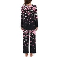 thumbnail image 7 of Busydd Valentines Outfits for Women Love Heart Pajamas Sets Valentines Day Gifts Comfy Long Sleeve Round Neck Valentines Tops and Pants Sleepwear Fashion Casual Holiday Loungewear, 7 of 7