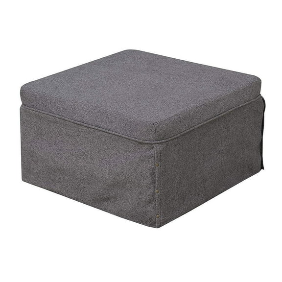 Folding Bed Ottoman - Convertible Upholstered Guest Sleeper Chair
