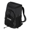 thumbnail image 2 of hielera de mochila negra de tela portátil para 24 latas, 2 of 7
