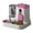 Pink, variant on tasrioml 2-in-1 Pet Feeder And Water Dispenser Automatic Pet Dry Food And Water Dispenser Set for Small Medium Cats Dogs