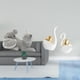 thumbnail image 2 of Escultura de gato y cisne, adorno de mesa, artesanía, figura decorativa, estatua de animal para dormitorio, sala de estar, oficina, regalo de inaugura, 2 of 8
