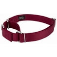 thumbnail image 5 of Country Brook Petz® Martingale Heavyduty Nylon Dog Collar and Double Handle Leash - Burgundy - Medium, 5 of 7
