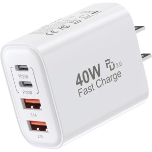 Meromore 40W 4-Port USB-C & USB-A Wall Charger